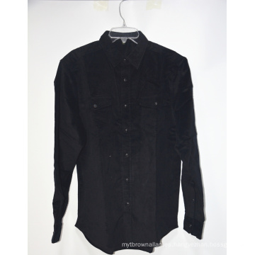 Camisa de blusa casual negra estampada de verano